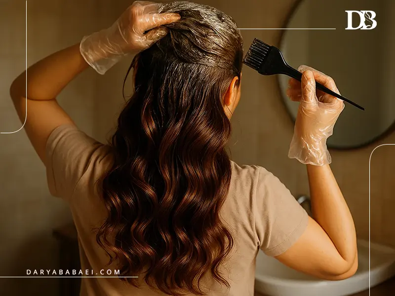 آموزش رنگ مو در خانه