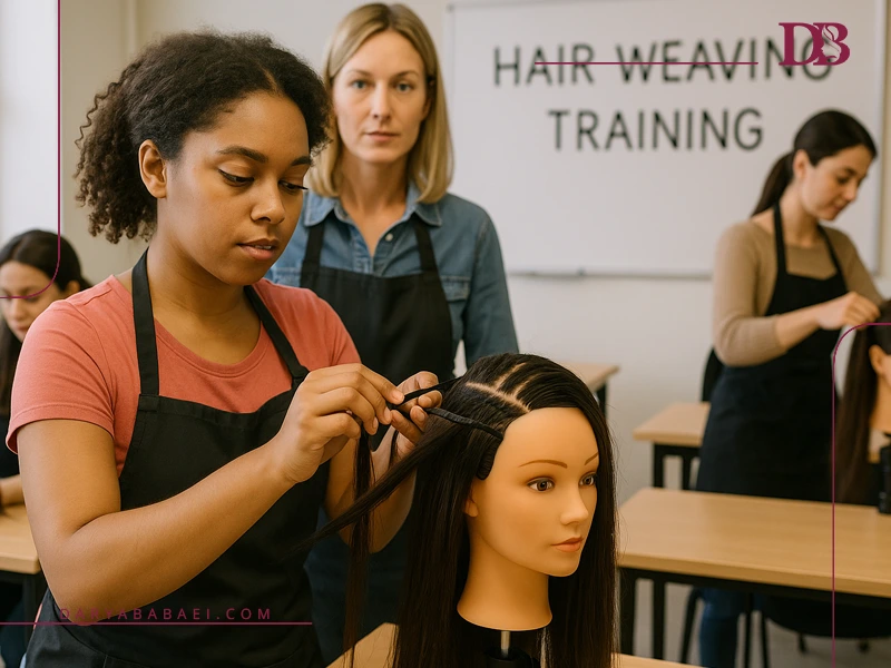 Hair weaving training in Tehran
