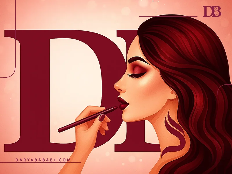 آموزش گریم صورت حرفه ای با دریا بابایی